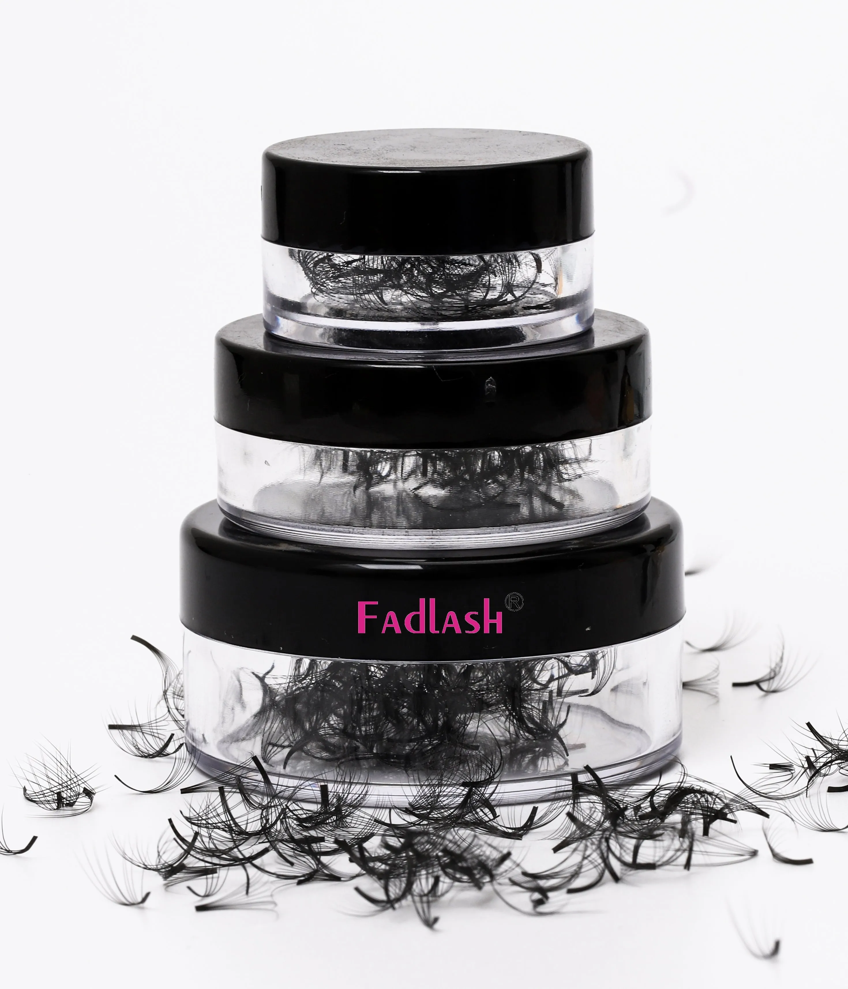 7D Handmade Loose Promade Fans Lashes -500 Fans