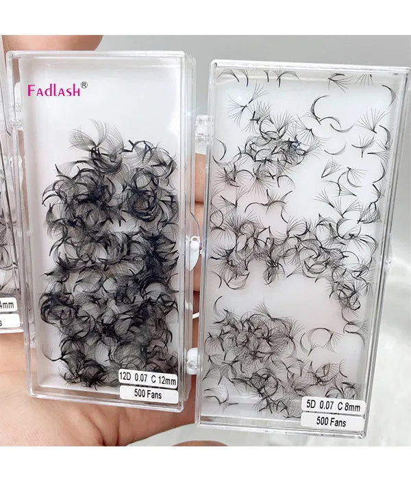 8D Handmade Loose Promade Fans Lashes -500 Fans