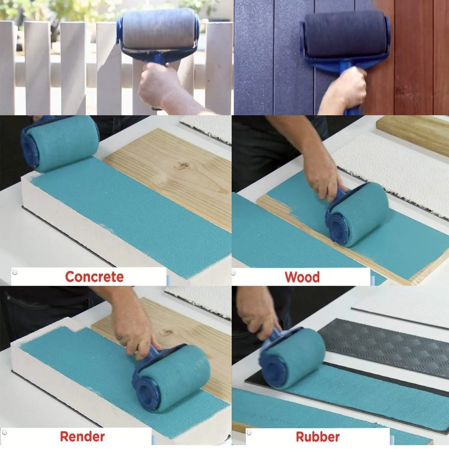 🔥🔥9Pcs/set Multifunctional Wall Decorative Paint Roller Brush Tools🔥🔥
