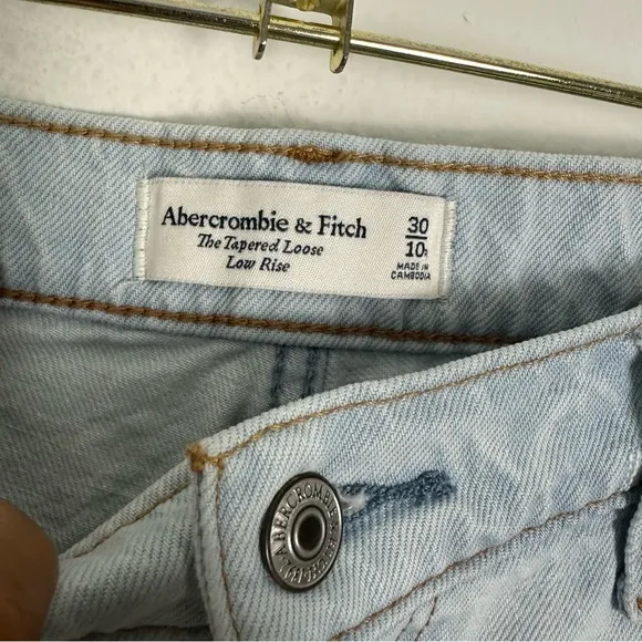 Abercrombie And Fitch The Tapered Loose Low Rise Size 10