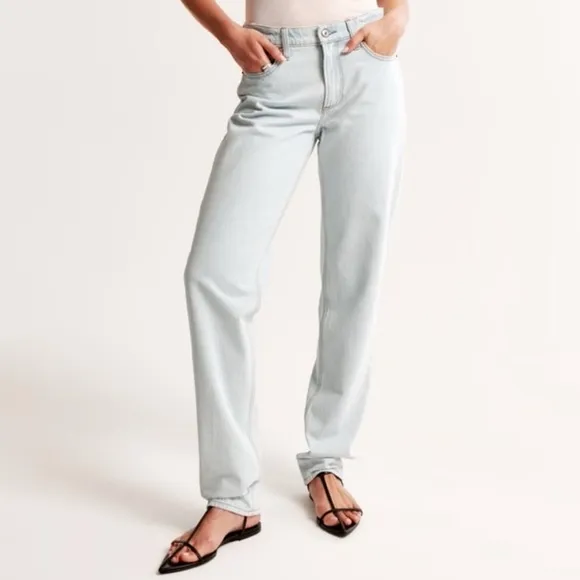 Abercrombie And Fitch The Tapered Loose Low Rise Size 10