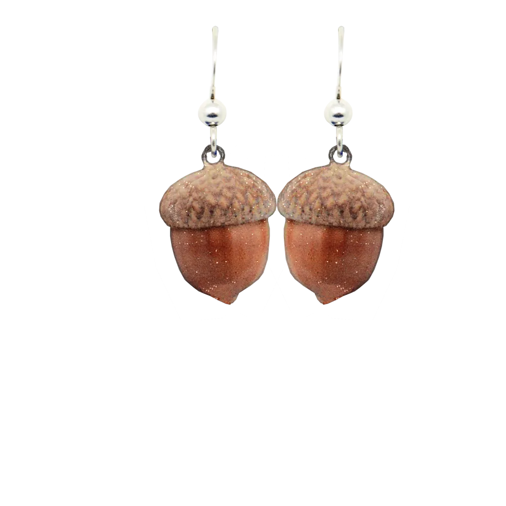 Acorn Earrings #2283 by d'ears
