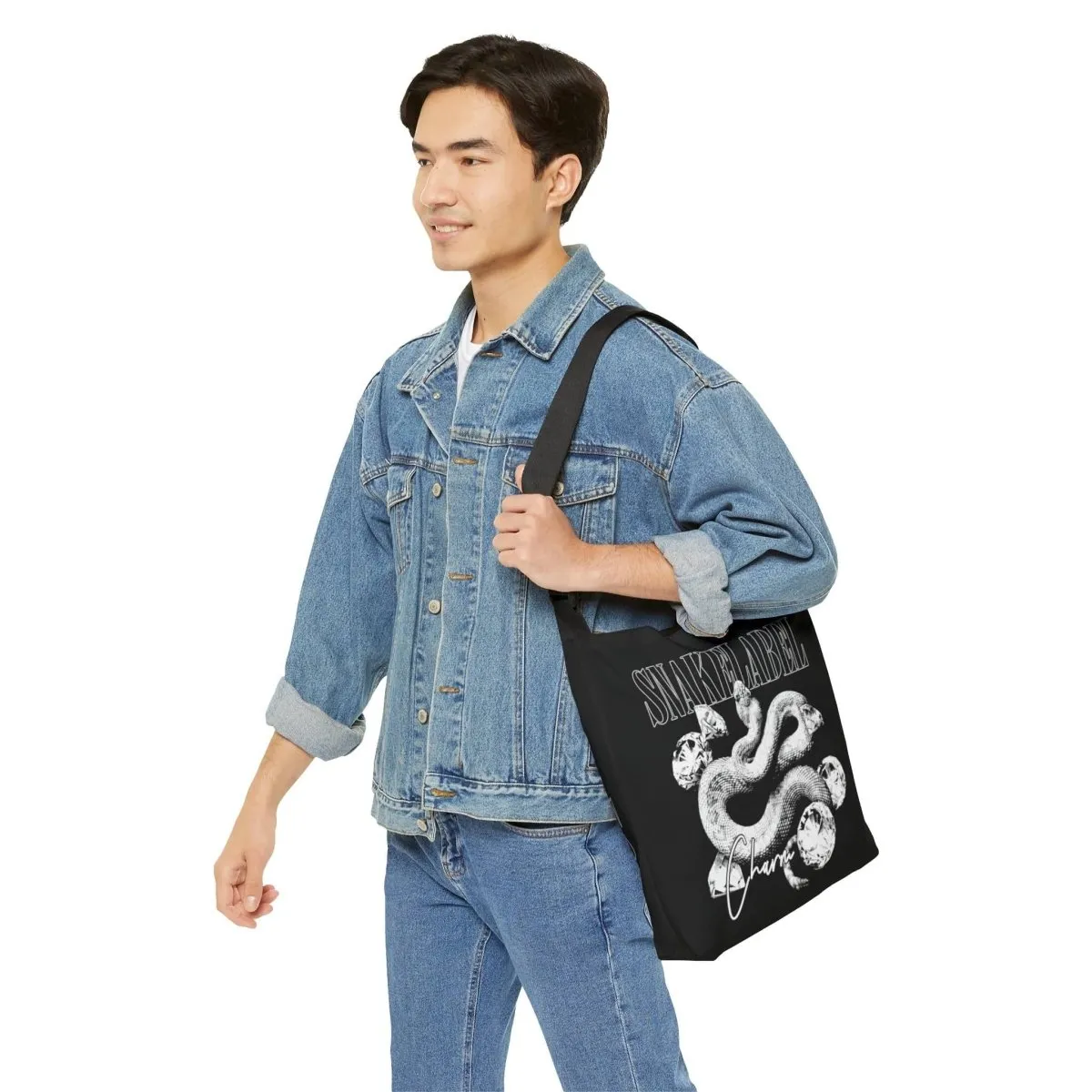 Adjustable Tote Bag AOP | Durable 100% Spun Polyester - 2 Size Options & Adjustable Strap
