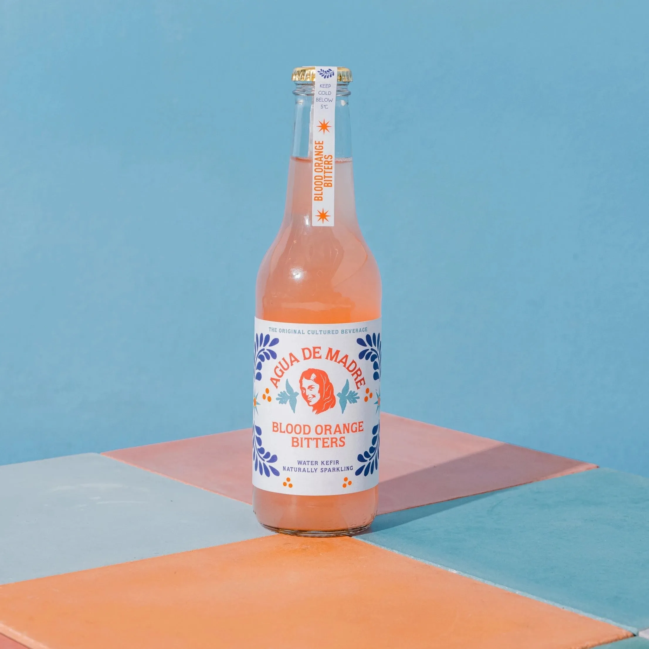 Agua De Madre Blood Orange Bitters 24 x 33cl