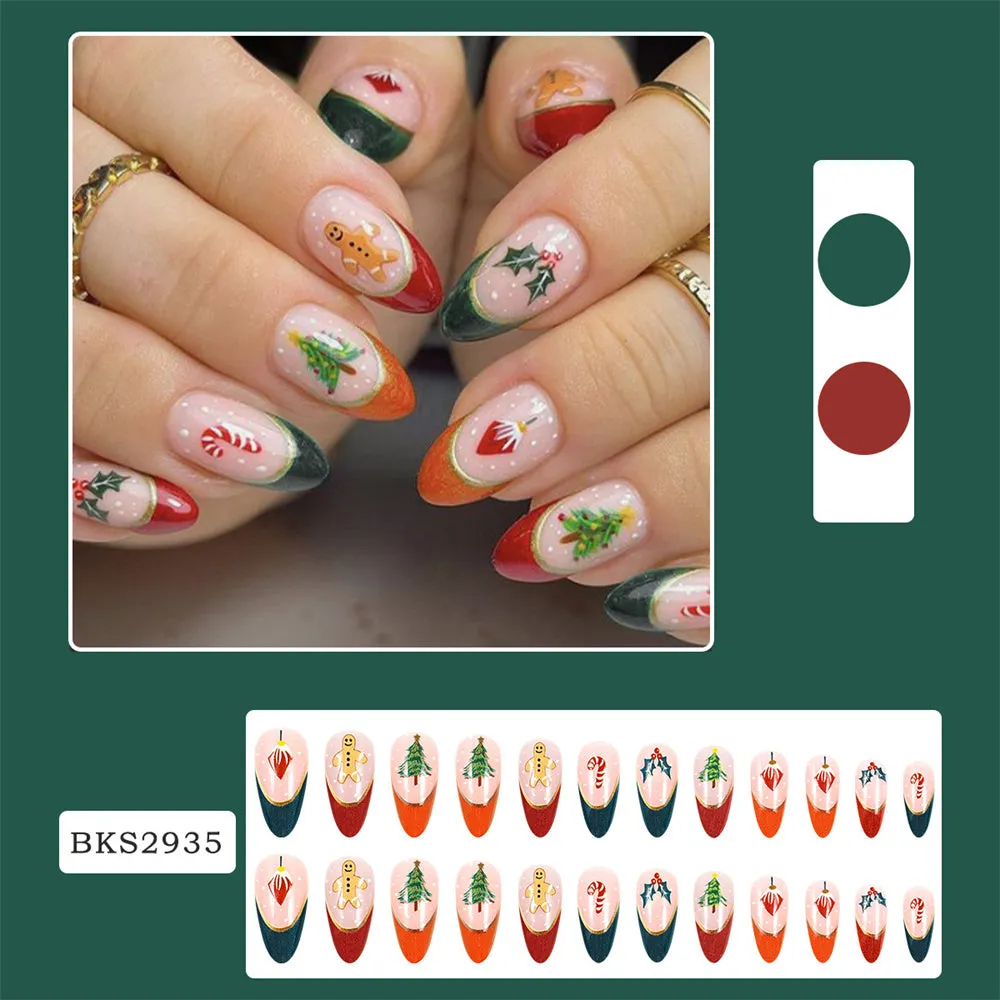 Almond French Christmas Colorful