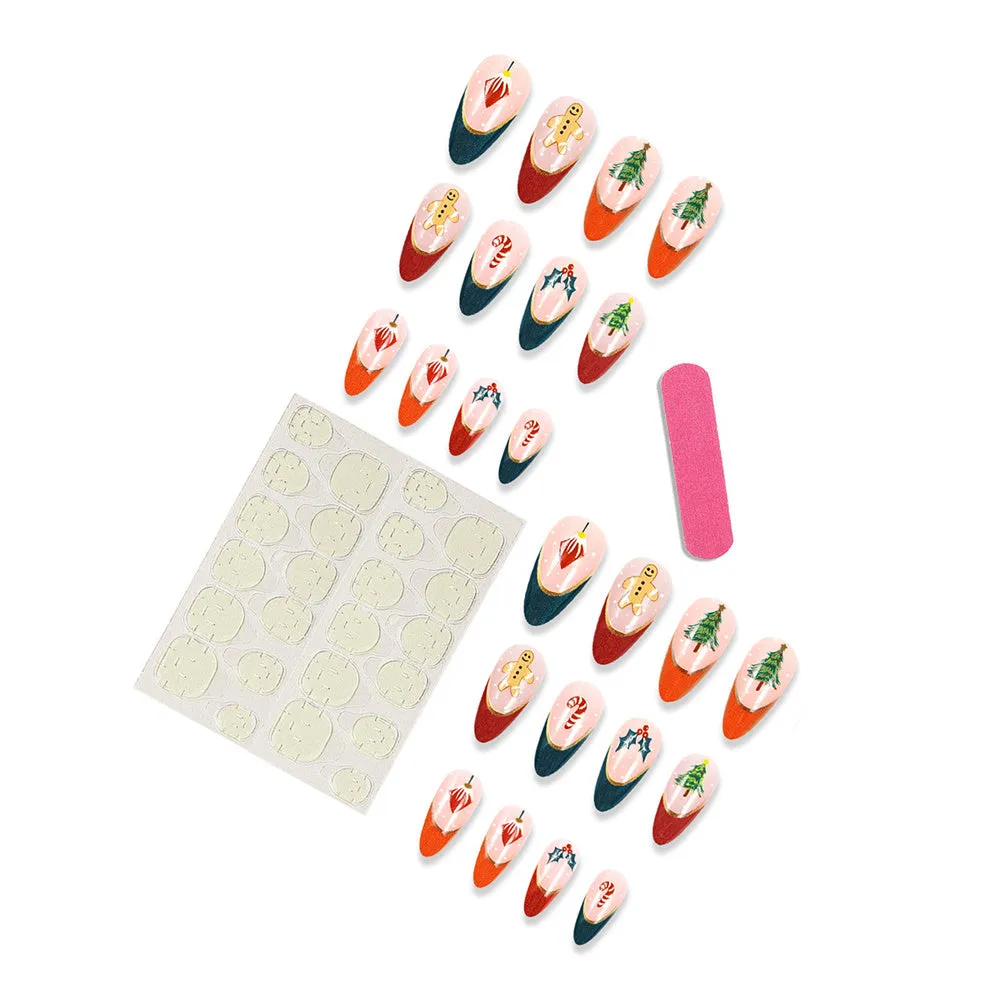 Almond French Christmas Colorful