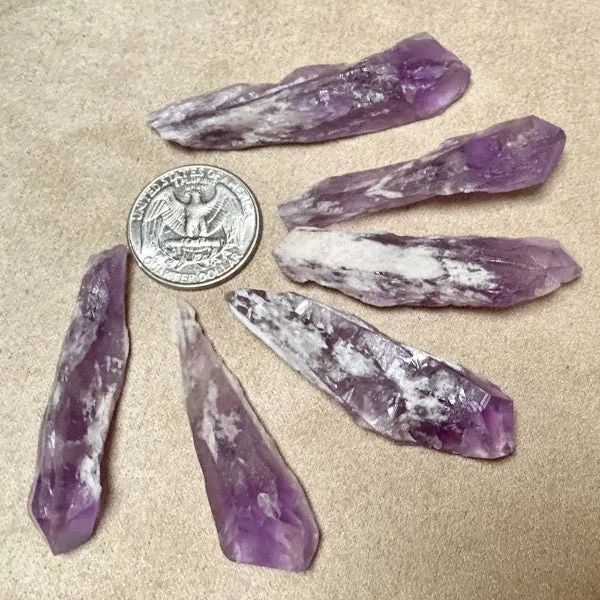 Amethyst Crystal "Dragon Teeth" (Bahia, Brazil) (Inner strength, intuition, spirituality)
