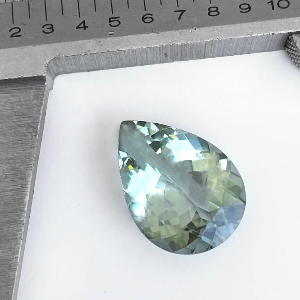 Amethyst - Green Pear Cut - 9.80ct
