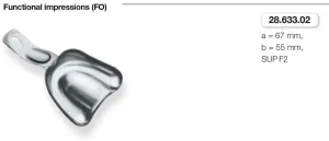 Anatomic Ehricke, Functional Impressions, Upper Jaw (28.633.02)