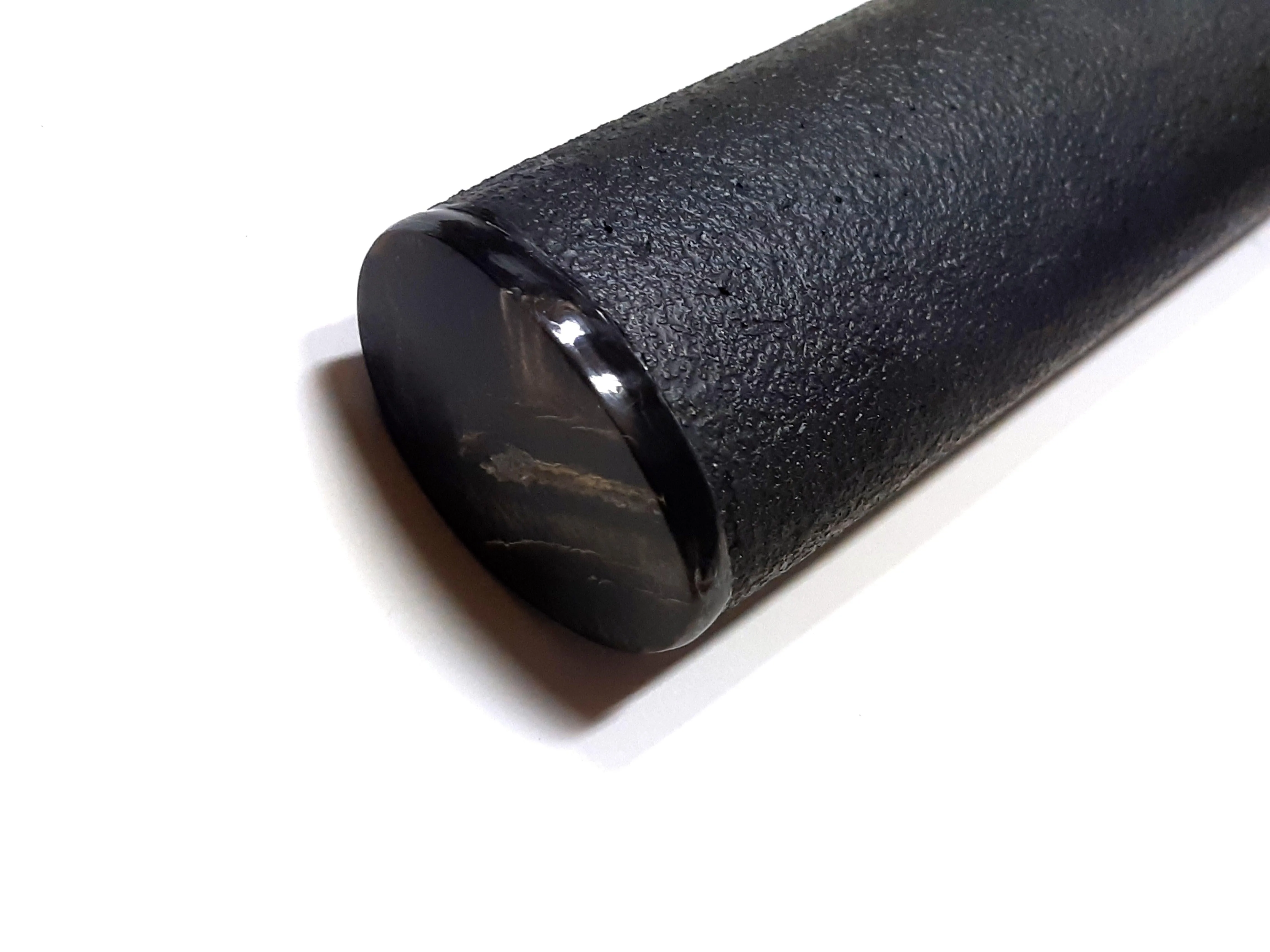 Antique gold fittings with Ishime Saya (charcoal textured)
