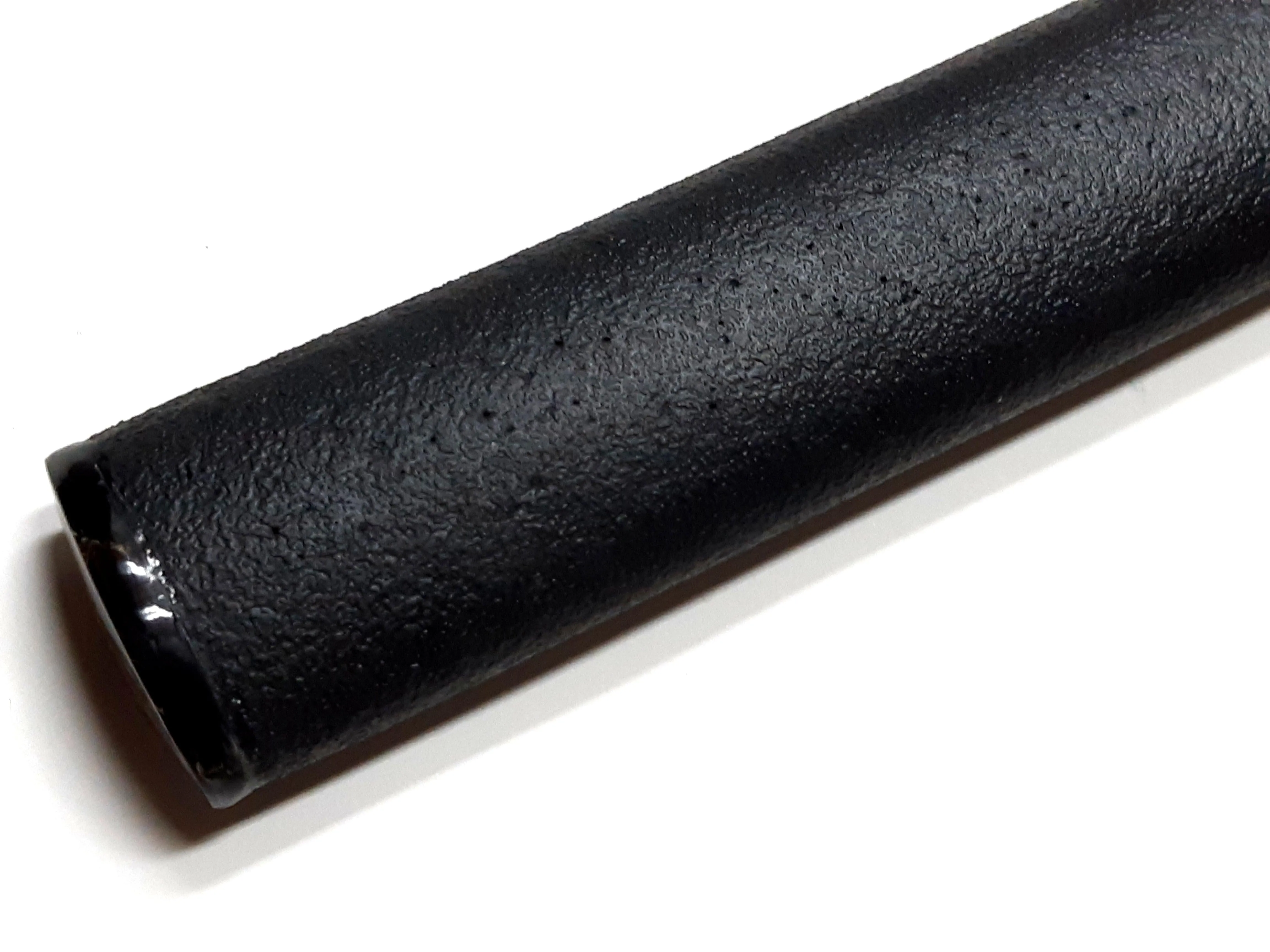 Antique gold fittings with Ishime Saya (charcoal textured)