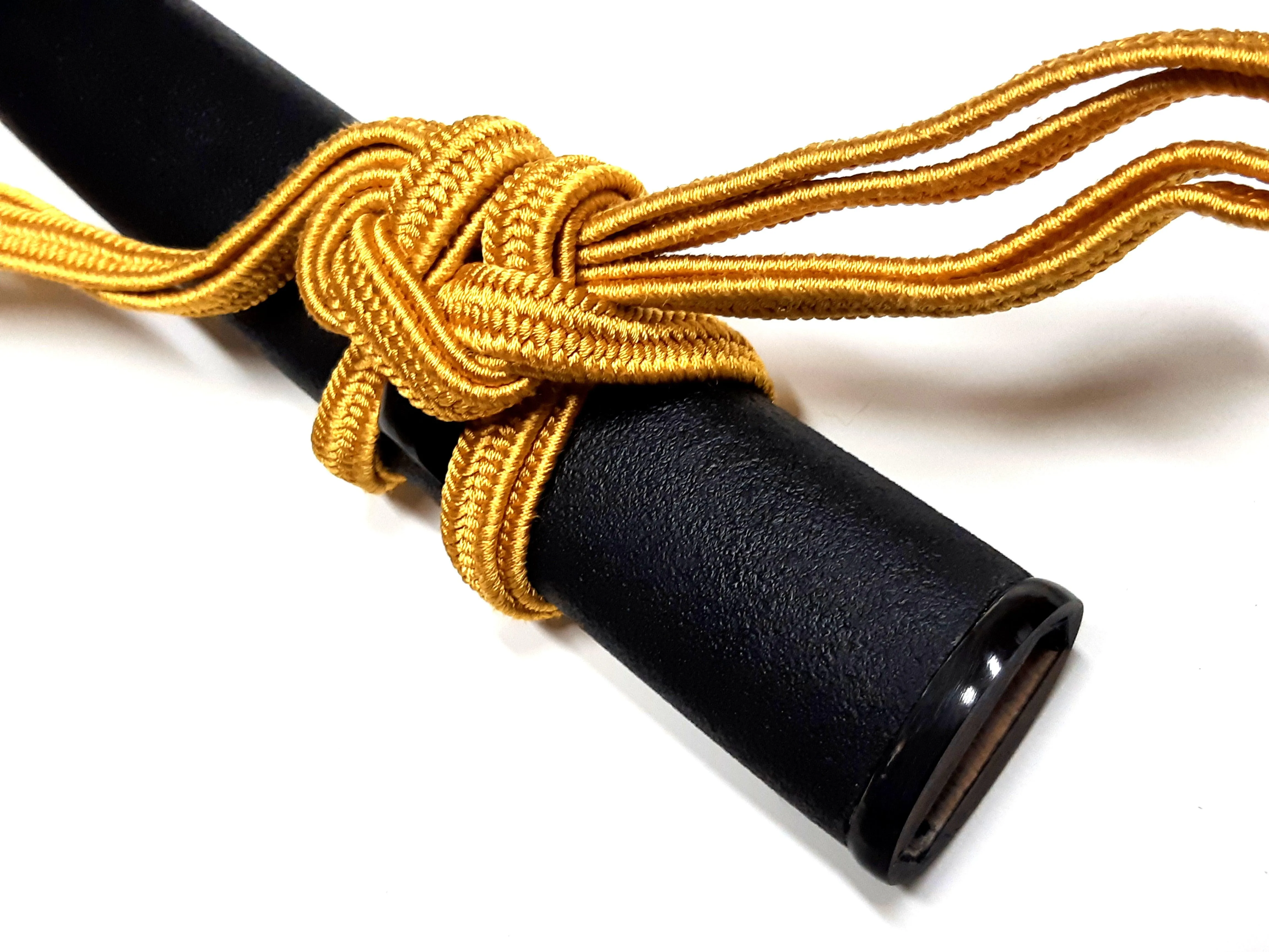 Antique gold fittings with Ishime Saya (charcoal textured)