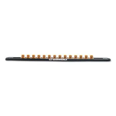 Apex Tool Group 3/8" Drive Magnetic Socket Rail Includes 14 Clips, 83127