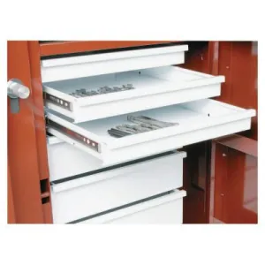 Apex Tool Group Replacement Drawer for Rolling Work Bench, 1 Drawer, 4 1/2 in D, Steel, White, 610990