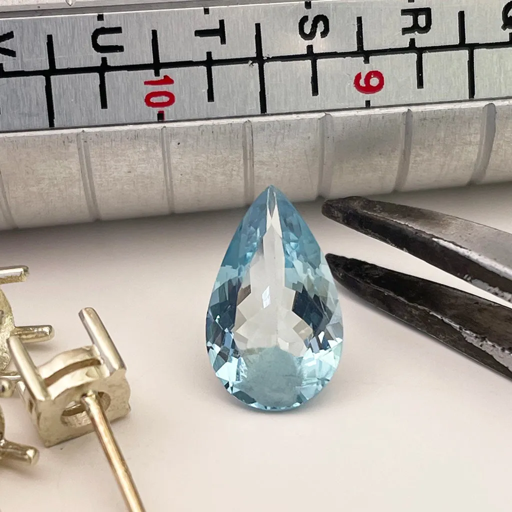 Aquamarine - Pear Cut - 2.43ct
