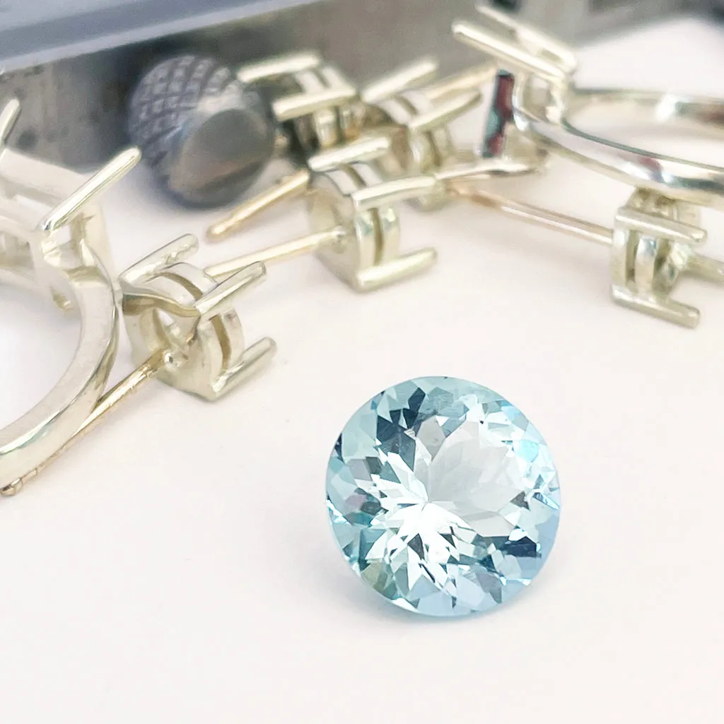 Aquamarine - Round Cut - 4.56ct