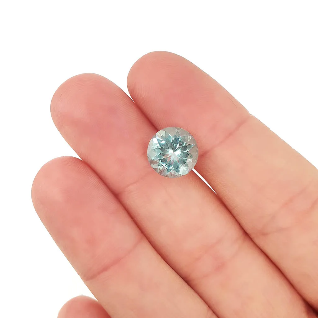 Aquamarine - Round Cut - 4.56ct