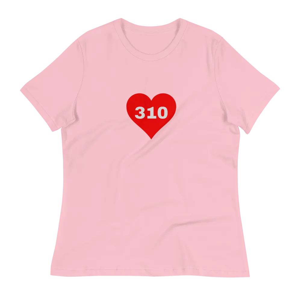 AREA CODE 310 Women's Relaxed T-Shirt