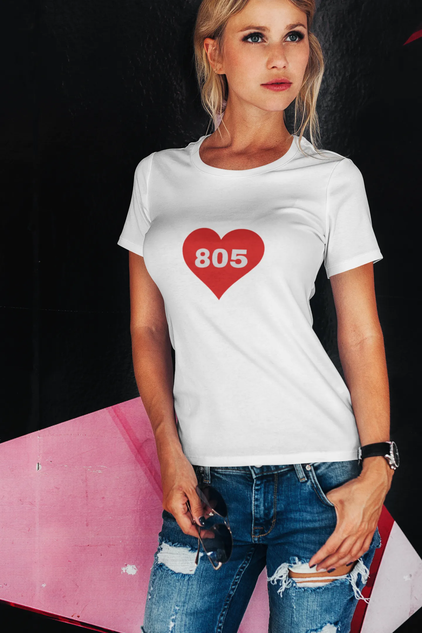 AREA CODE 310 Women's Relaxed T-Shirt