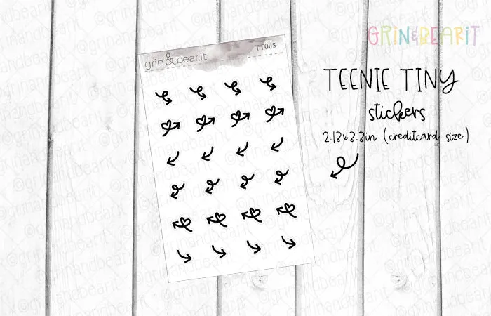 Arrow Doodles! - Tiny Tuesday Stickers (TT005)