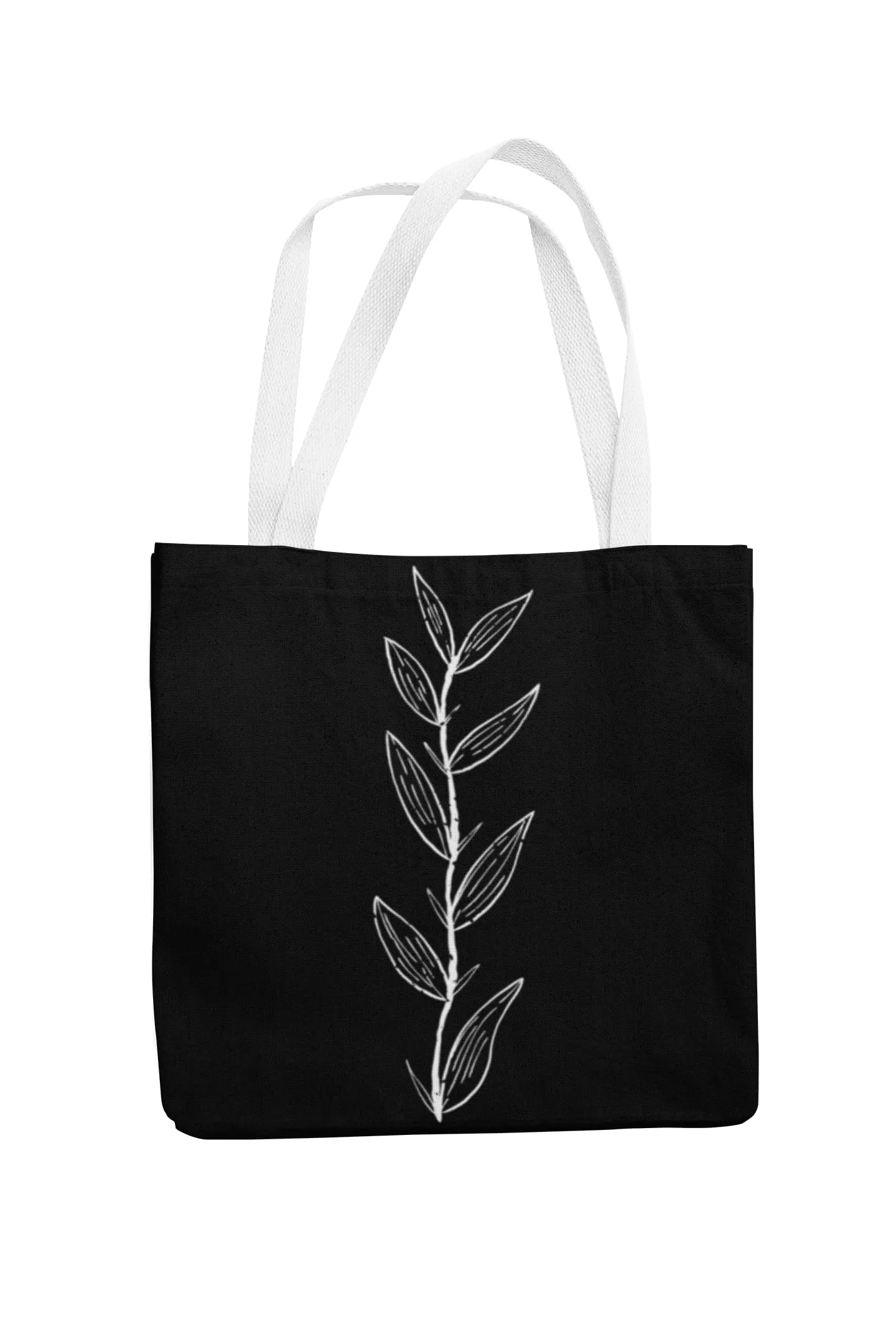 Art to Doors | White Sketched Leaves | Tote Bags | Shopping Bag For Grocery | Aesthetic Carry Bag | Tote Bag for Shopping, Travel, office & beach bags for women