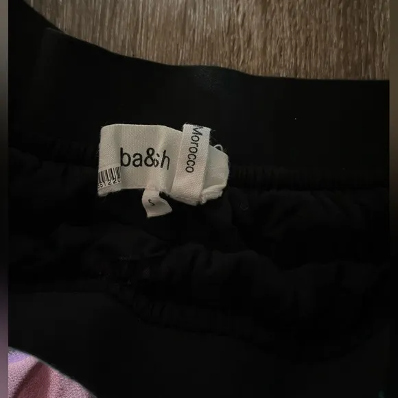 Ba&amp;sh size small pleated midi skirt
