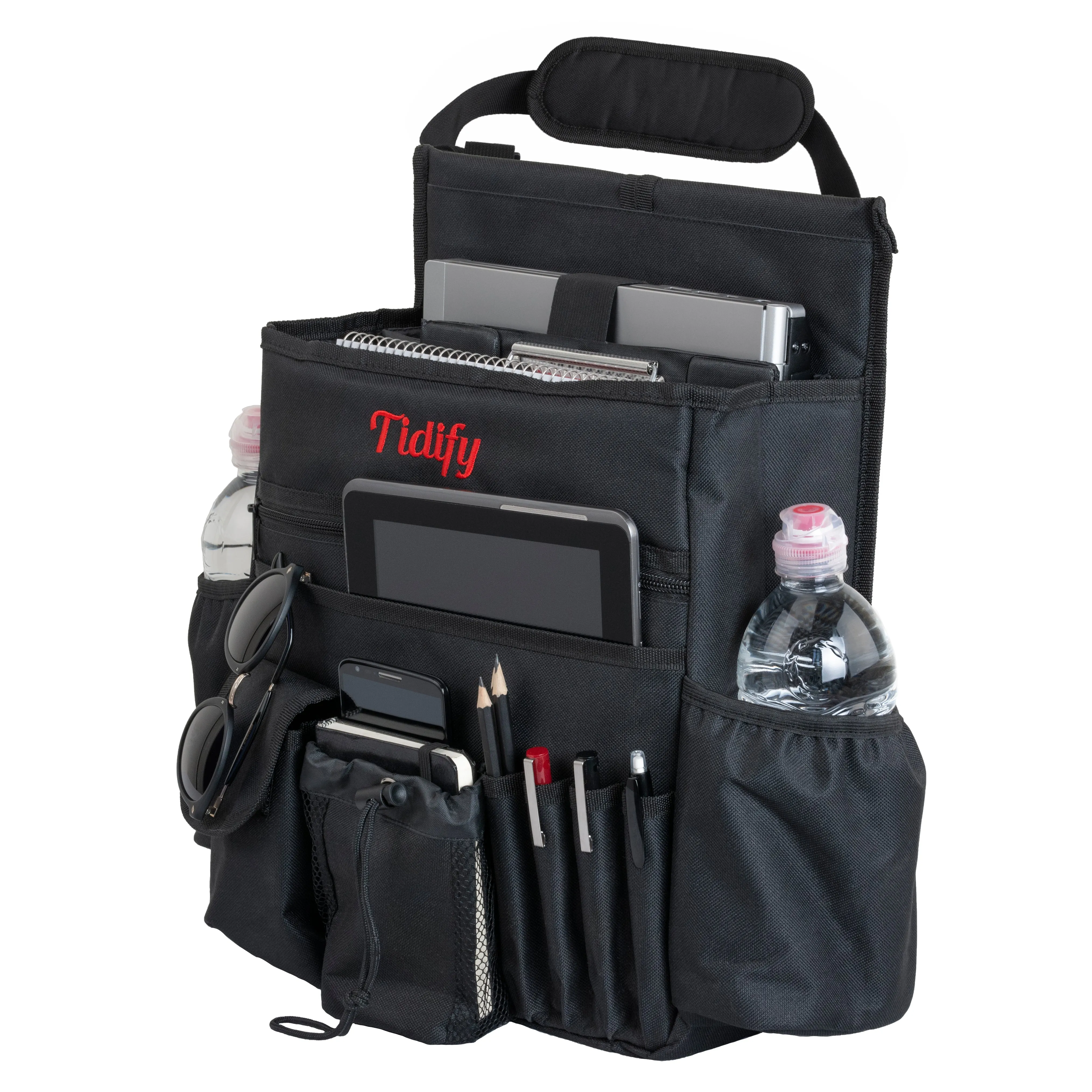 Back Seat Car Organizer with Tablet and Laptop Storage