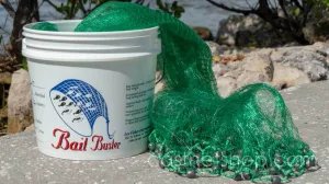 Bait Buster Bait Cast Nets CBT-BBA6, 6 ft. Radius, 1/2" Sq. Mesh