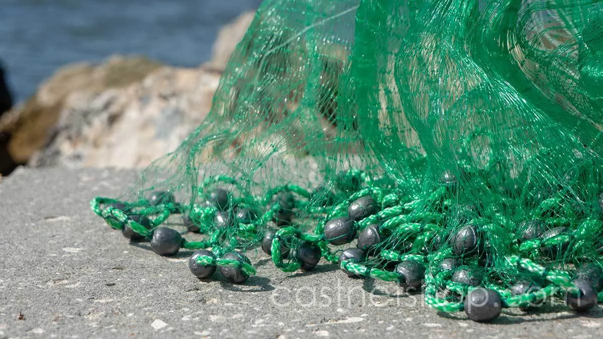 Bait Buster Bait Cast Nets CBT-BBA6, 6 ft. Radius, 1/2" Sq. Mesh