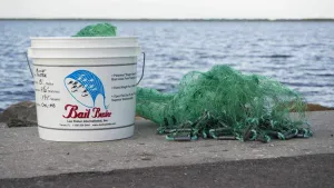 Bait Buster Mullet Cast Nets CML-MB12, 12 ft. Radius, 1-1/4" Sq. Mesh