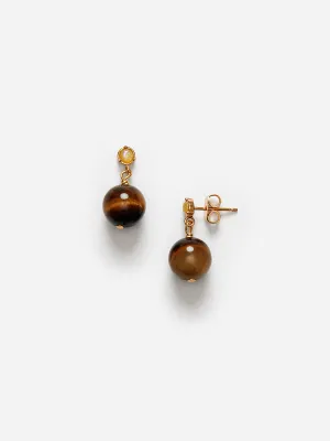 Ball Earring - Eye of the Tiger