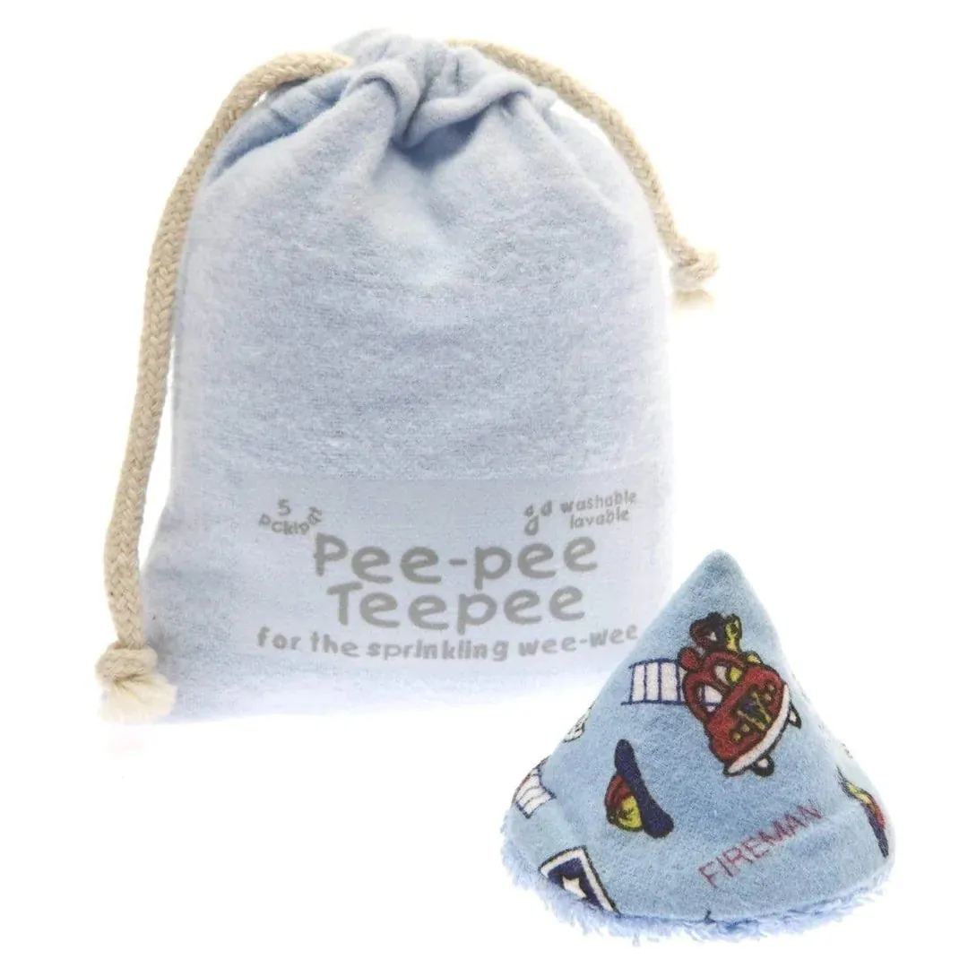 Beba Bean Designs Pee-Pee Teepee - Firedog Blue (Laundry Bag)