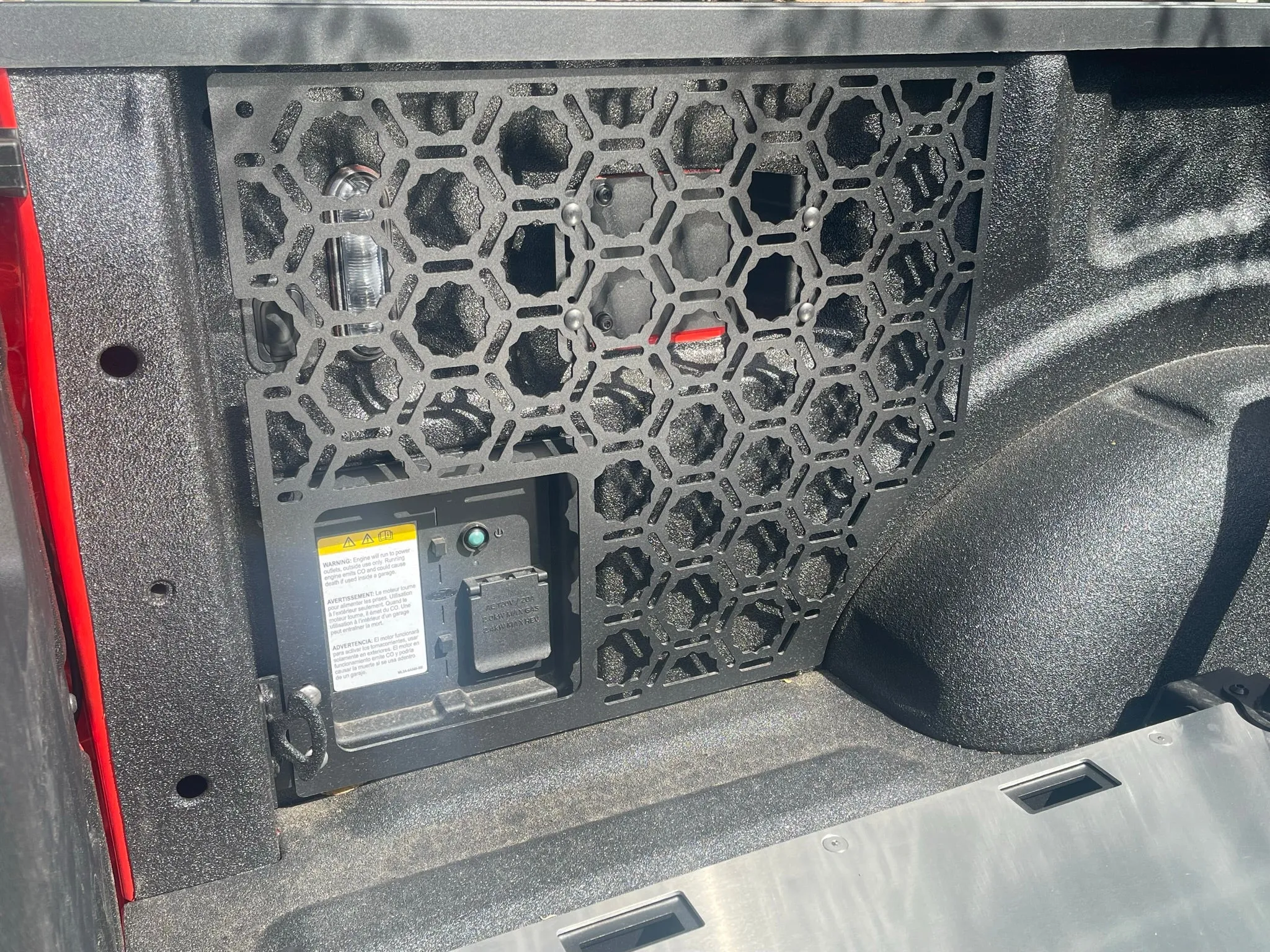 Bedside Organizer Panel kit - 2021 - 2023 Ford Raptor and F150