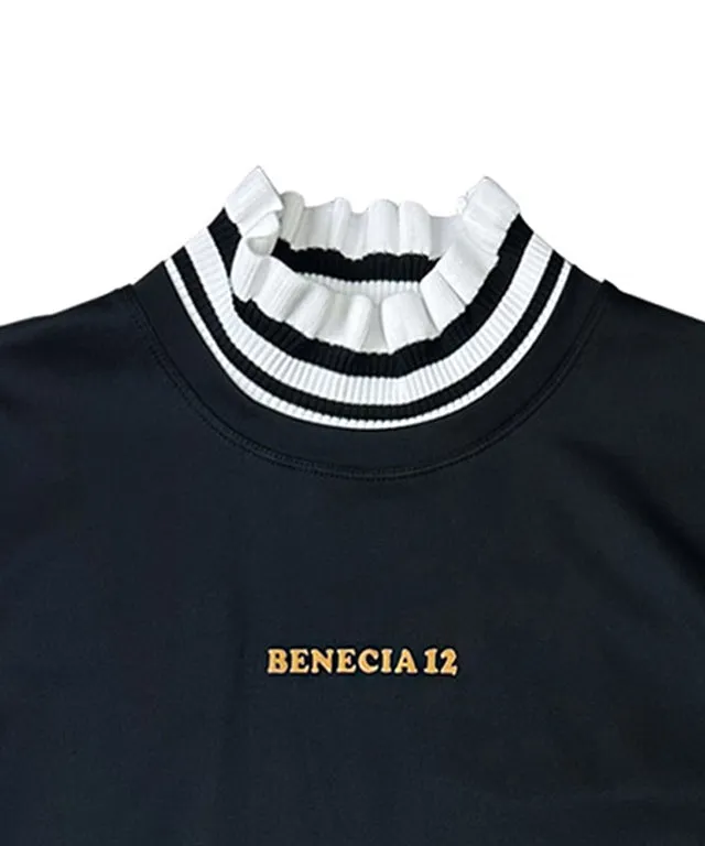 BENECIA 12 Functional Shirring Cushion Tee - Black