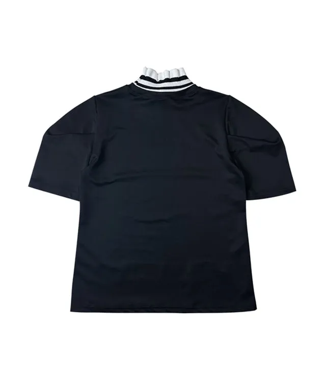 BENECIA 12 Functional Shirring Cushion Tee - Black