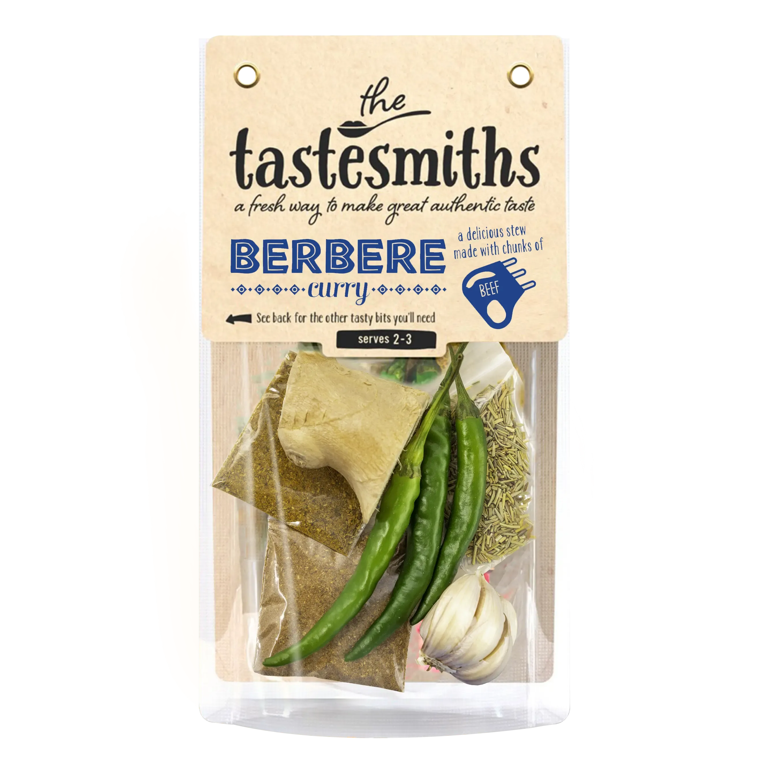 Berbere Curry Fresh Curry Kit 6 x 85g