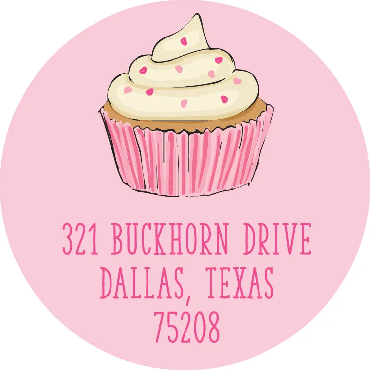Birthday Fun - Pink Return Sticker
