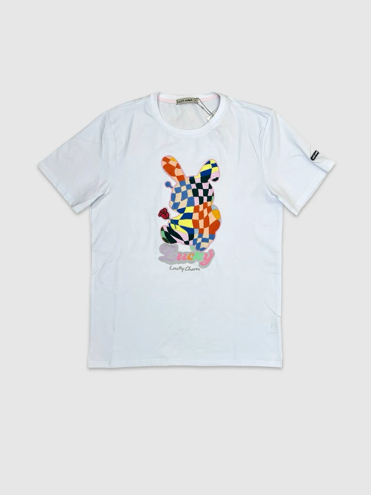 BKYS-T853-Colorful Checker Lucky Tee