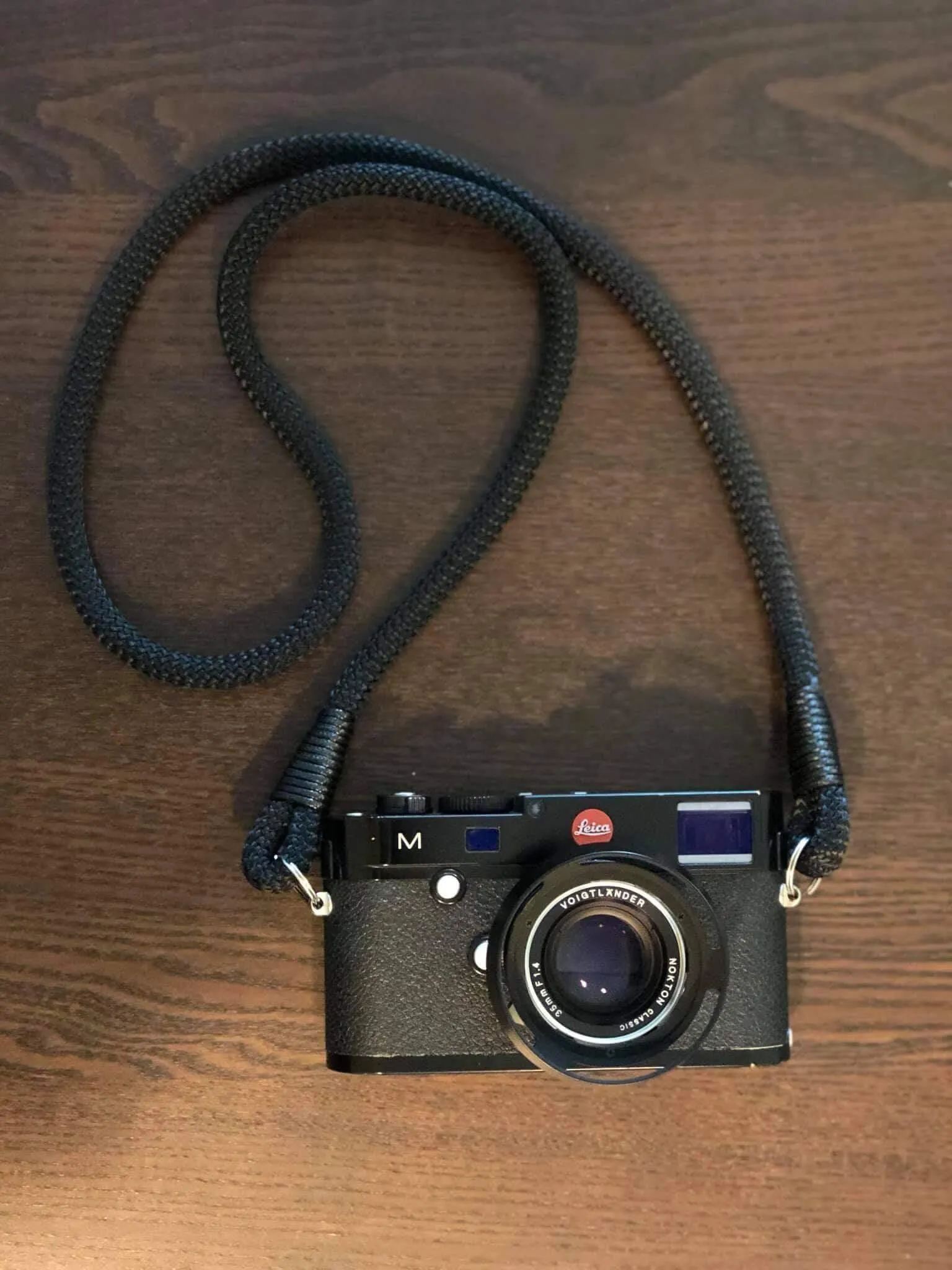 Black   Acrylic Camera Strap