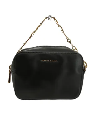 Black Chain Link Bag