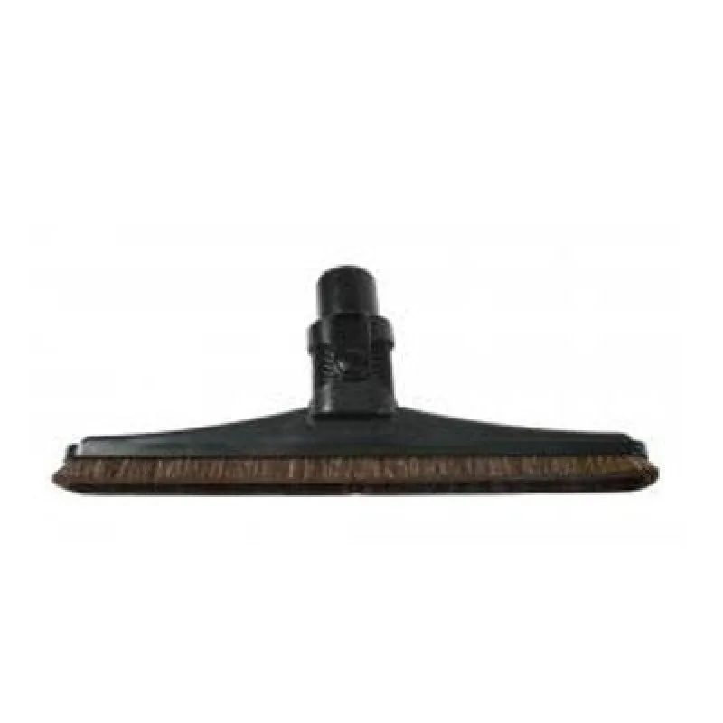 Black Commercial Sidewinder Floor Brush - 1 1/4" Neck x 15"