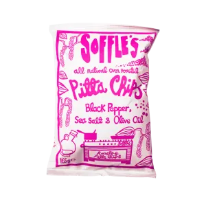 Black Pepper, Sea Salt & Olive Oil Pitta Chips 9 x 165g