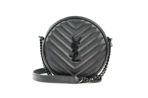 Black Round Camera Bag