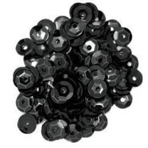 Black Small Cup Sequins