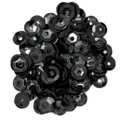 Black Small Cup Sequins