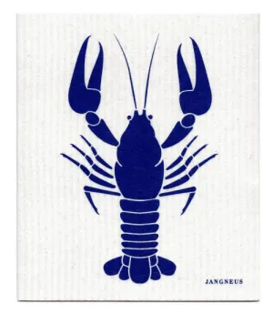Blue Crayfish Dishcloth