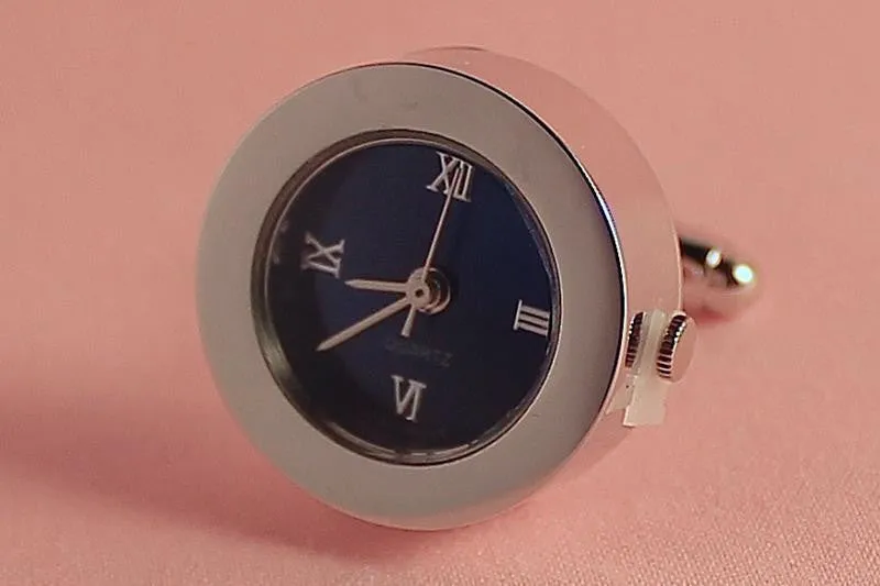 Blue Functional Watch Cufflinks