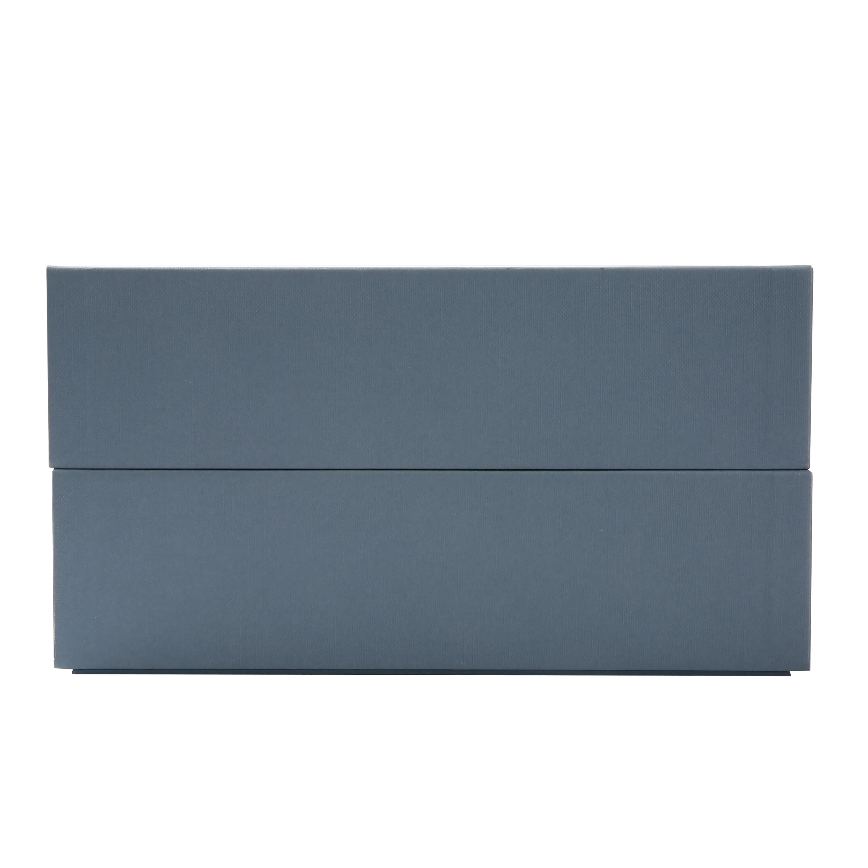 Blue Linen Paperboard Desk Organizer - 2-Piece Paper Tray Set - Fast Shipping