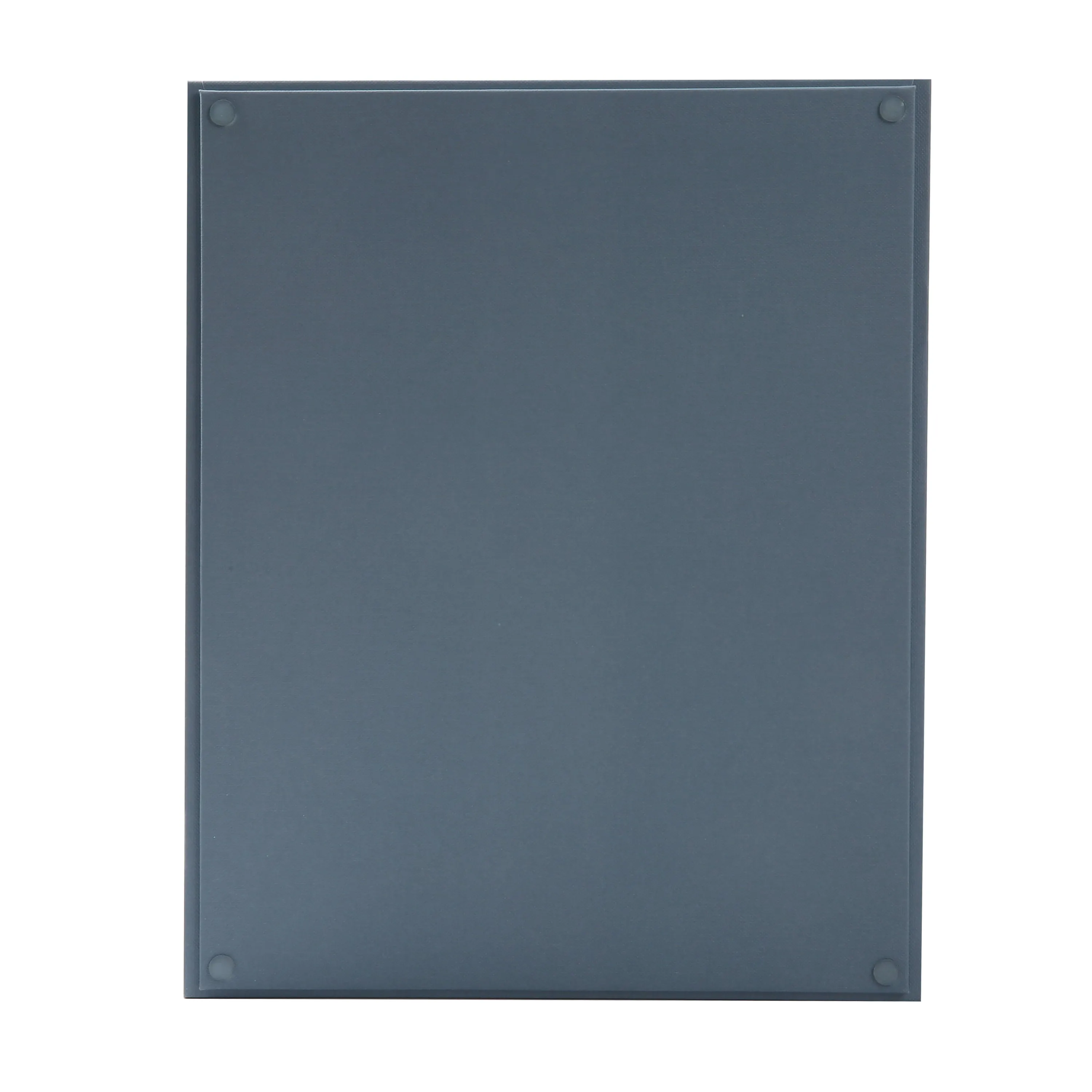Blue Linen Paperboard Desk Organizer - 2-Piece Paper Tray Set - Fast Shipping