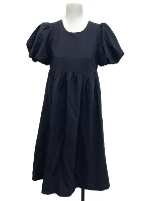 Blue Puffy Sleeve Dress